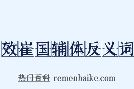 效崔国辅体反义词是什么意思的图片